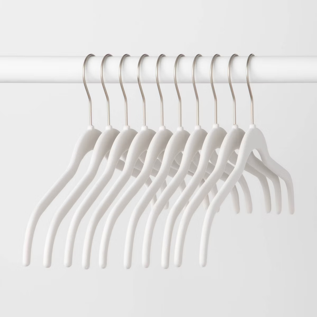 10pk Shirt Flocked Hangers - Brightroom™ | Target