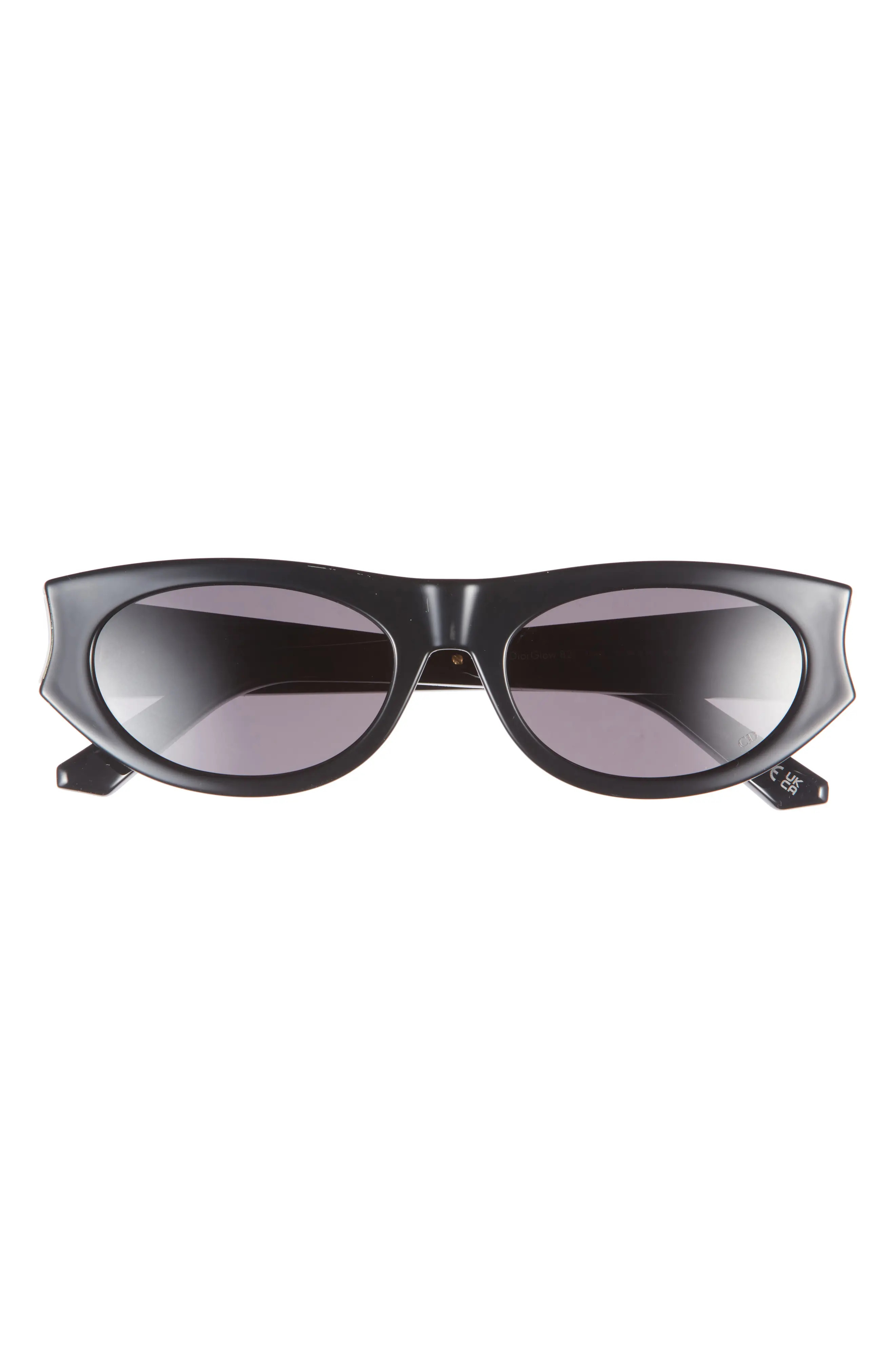 'DiorGlow B2I 53mm Oval Sunglasses (Women) | Nordstrom | Nordstrom