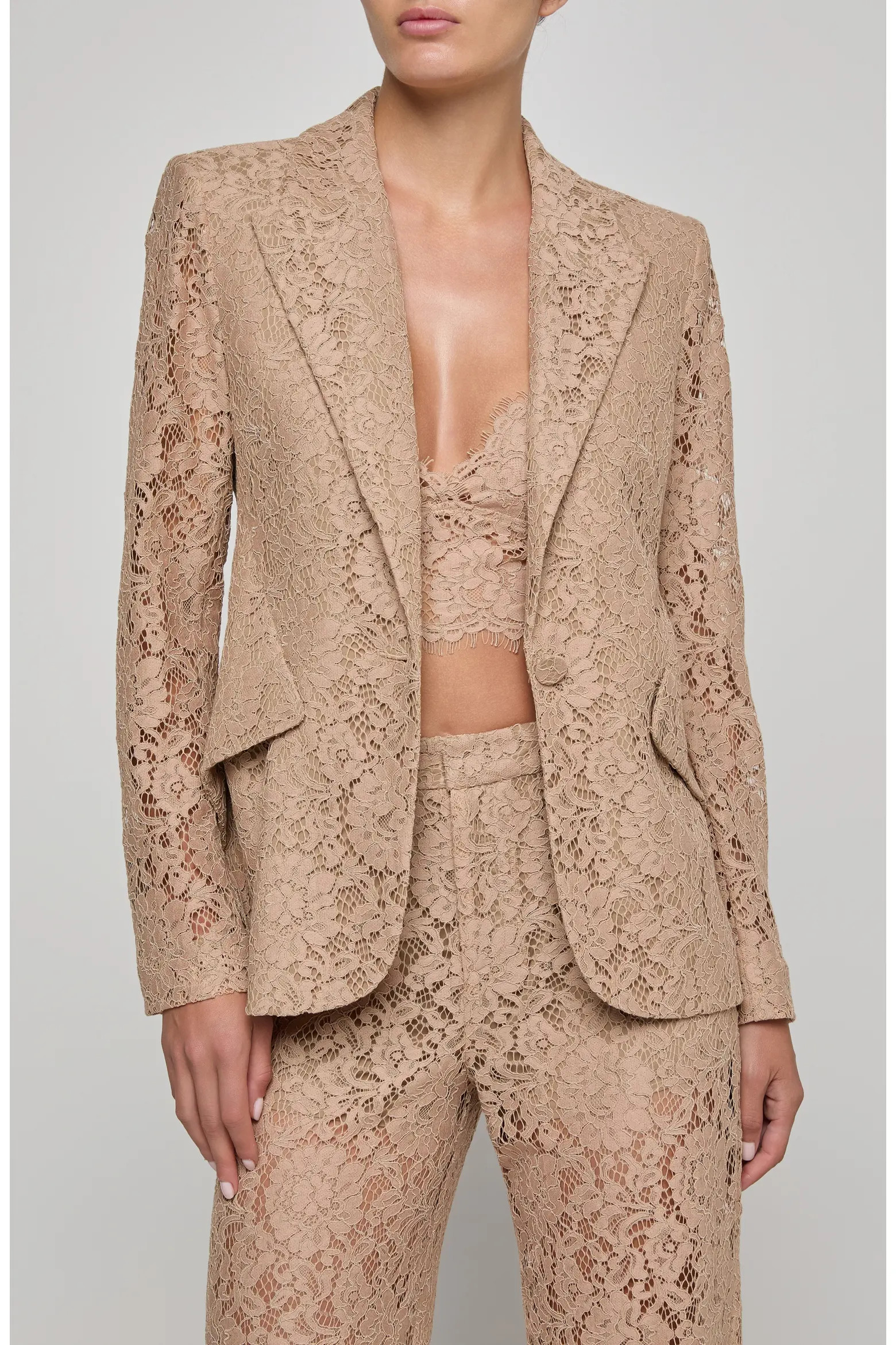 L'AGENCE Chamberlain Lace Blazer (Women) | Nordstrom | Nordstrom