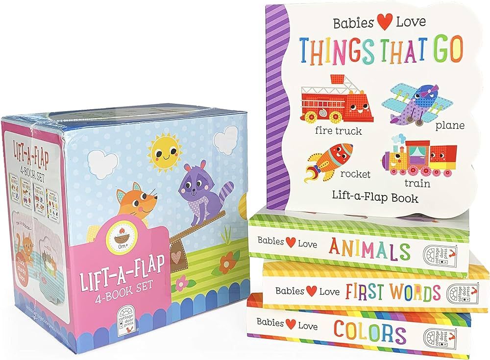 4 Pack Babies Love Learning Lift-a-Flap Boxed Set: First Words, Animals, Colors, and Things That ... | Amazon (US)