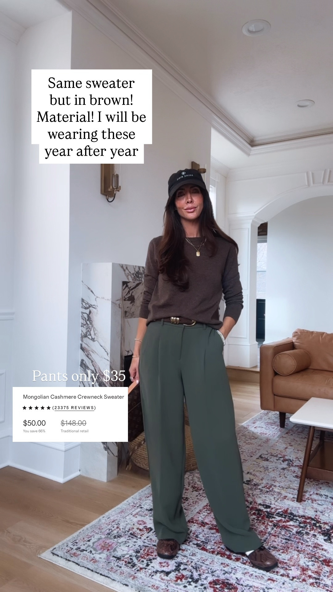 Casual fall look! I have the size small and sweater is so comfy and runs pretty true to size and size extra small in pants! They run a bit oversized 

#LTKmomlife #LTKFindsUnder100 #LTKOver40