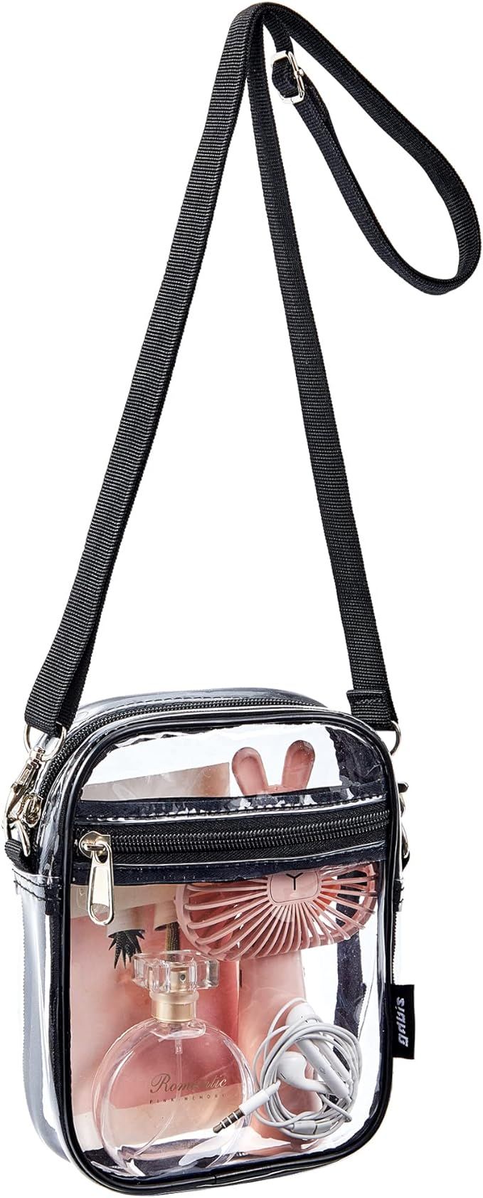 Clear Crossbody Bag, Stadium Approved Clear Purse Bag for Concerts Sports Events | Amazon (US)