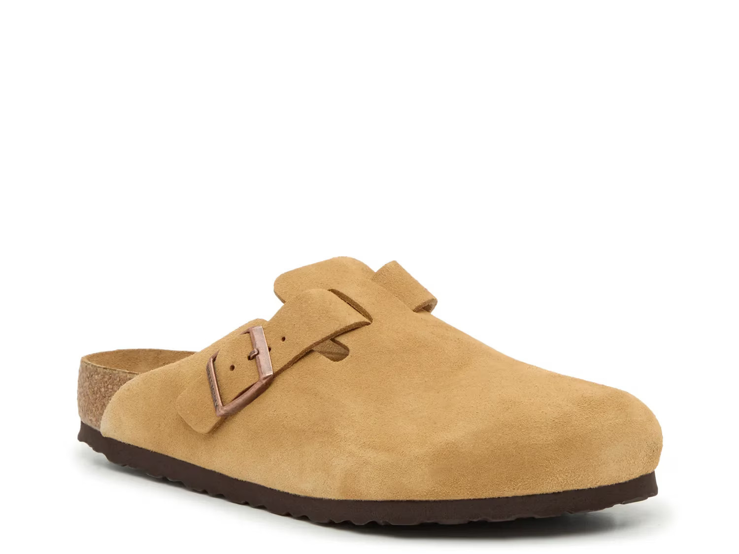 Birkenstock Boston Clog | Men's | LATTE CREAM SUEDE | Size EU 44 / US Mens 11-11.5 / Womens 13-13.5 | Clogs | DSW