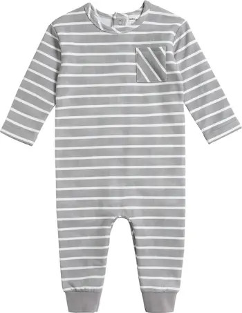 Stripe Long Sleeve Romper | Nordstrom