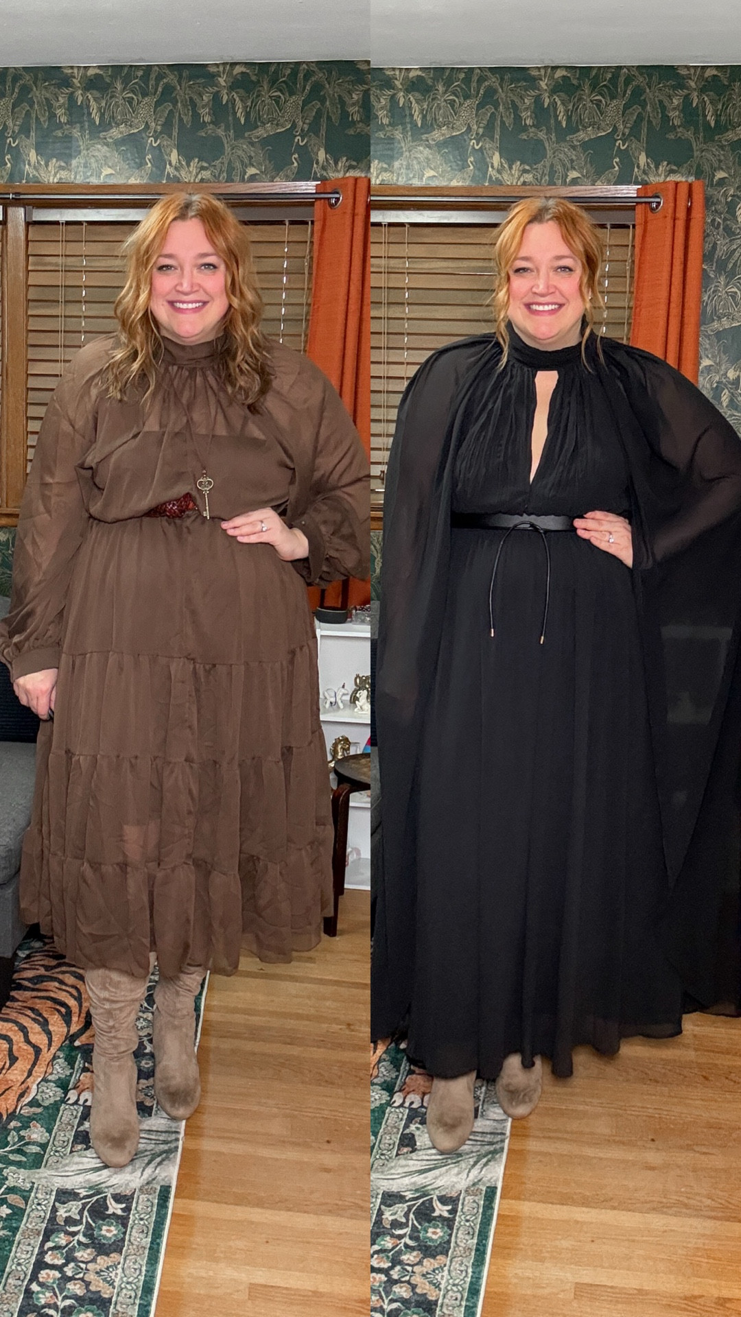 Flowy, whimsical, a little gothic…the word here is “poetcore.” Loving these plus size dresses. The brown could easily be worn to work. 

CVUStarajanestyle200 at SHEIN

#LTKWorkwear #LTKPlusSize #LTKMidsize