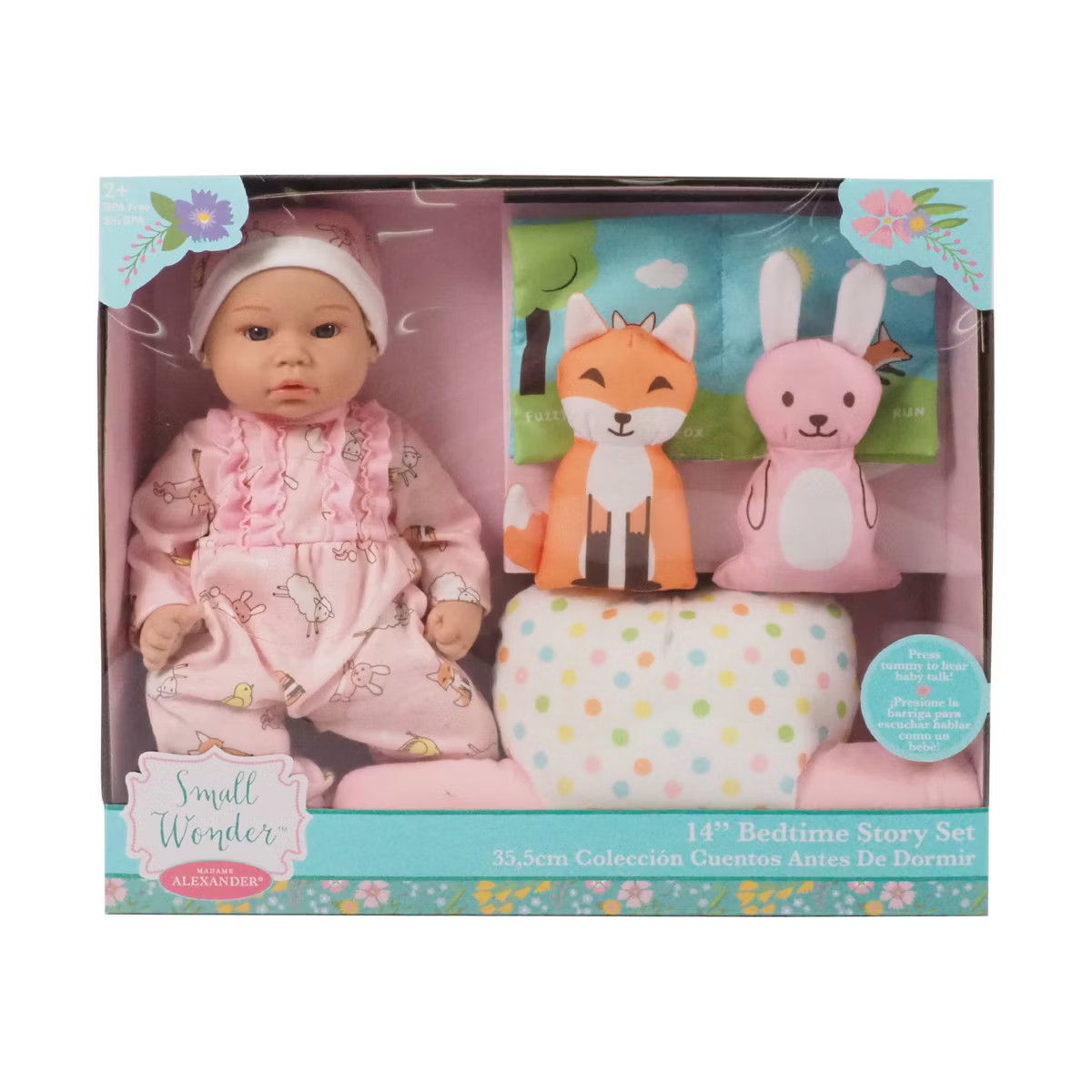 Madame Alexander Small Wonder 14" Bed Time Story Set - Blue Eyes | Target