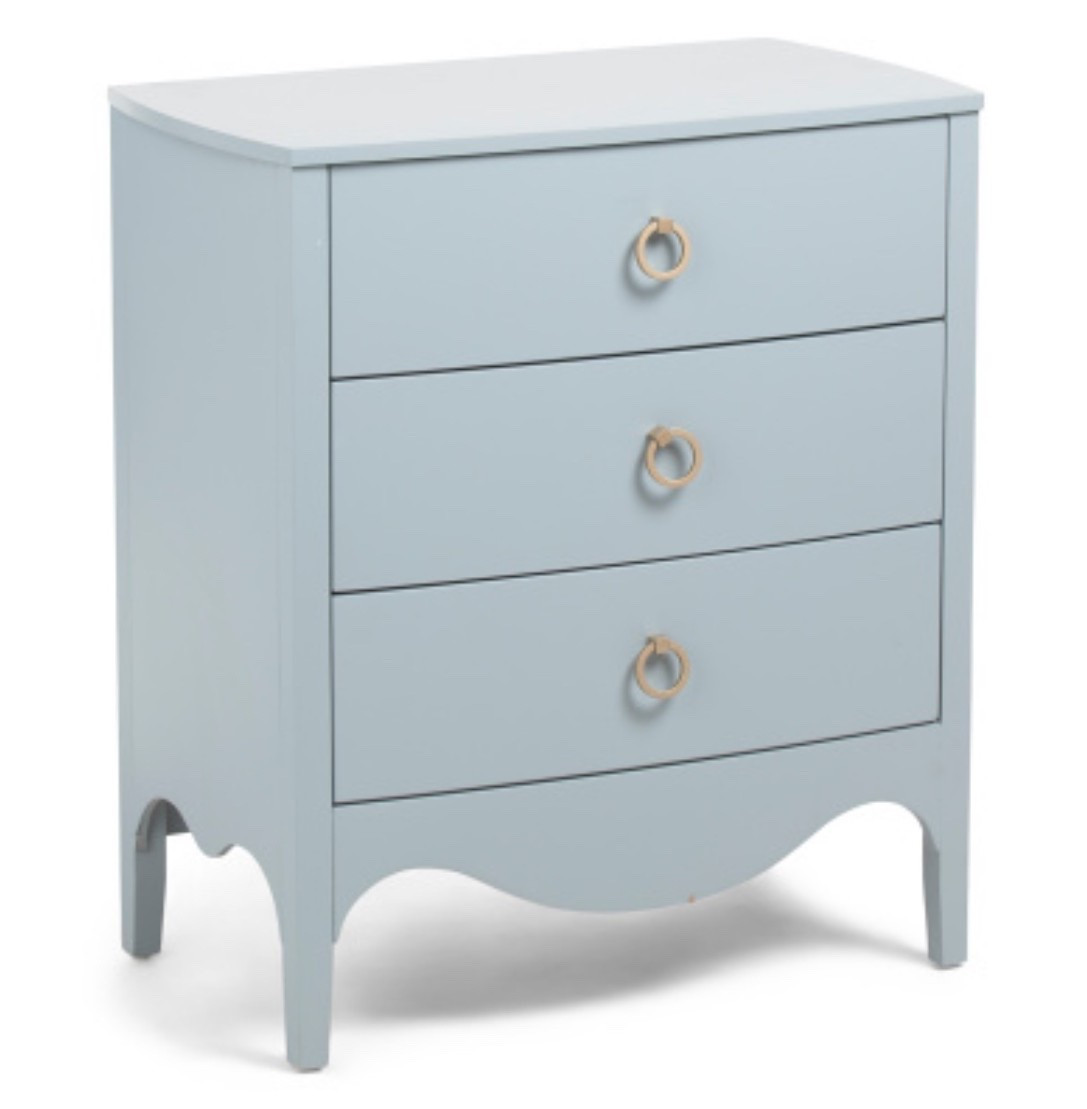 Lillian August blue three cabinet chest, Light blue three drawer chest, light blue 3 drawer nightstand with gold hardware, light blue nightstand, light blue end table 

#LTKSaleAlert #LTKHome #LTKStyleTip