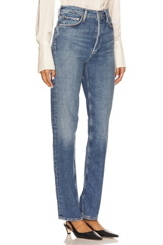 90s Pinch Waist Long High Rise Straight Jeans
                    
                    AGOLDE | Revolve Clothing (Global)