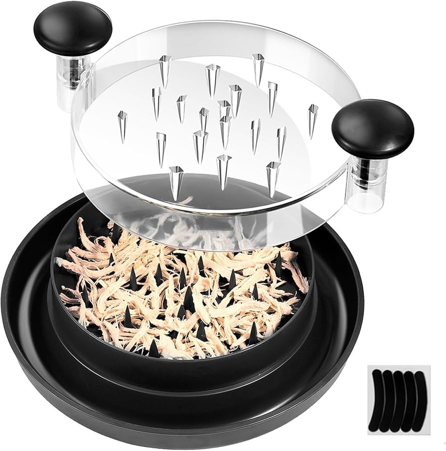 Chicken Shredder Shred Machine, Large Meat Shredder Machine, Chicken Shredding Tool with Clear Co... | Amazon (US)