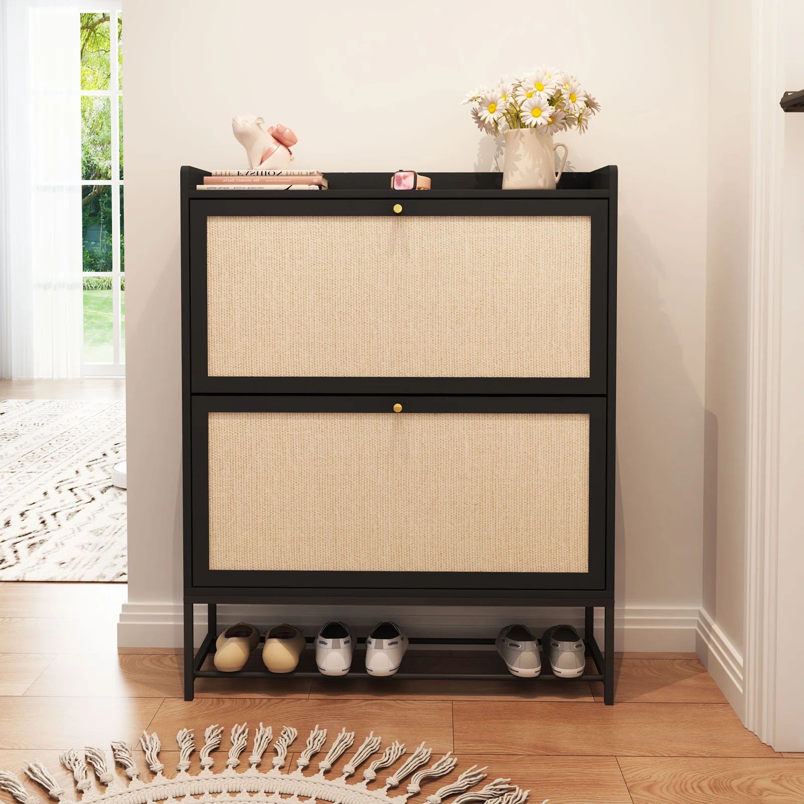 Bay Isle Home 20 Pair Shoe Storage Cabinet & Reviews | Wayfair | Wayfair North America