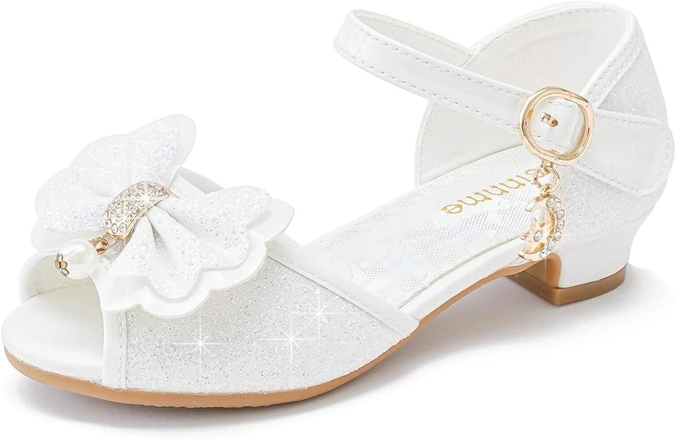 Osinnme Toddler Little Big Kid Girls Wedding Sandals | Amazon (US)