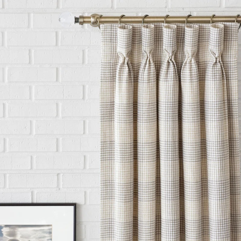Kelso Rayon / Viscose Room Darkening Curtain Single Panel | Wayfair North America