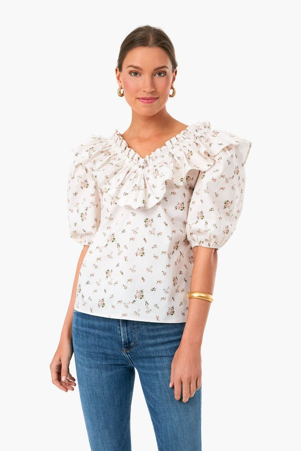 Ruffle Collar Charlotte Blouse | Tuckernuck (US)