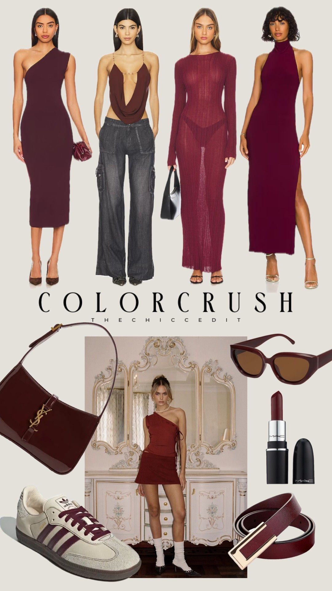 Color crush 🥀

#burgundy #dress #ysl #bag #adidas heels phone case MacBook case

#LTKActive #LTKootd #LTKgrwm