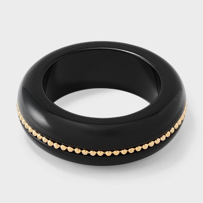 Chunky Bangle Bracelet - A New Day™ Black | Target