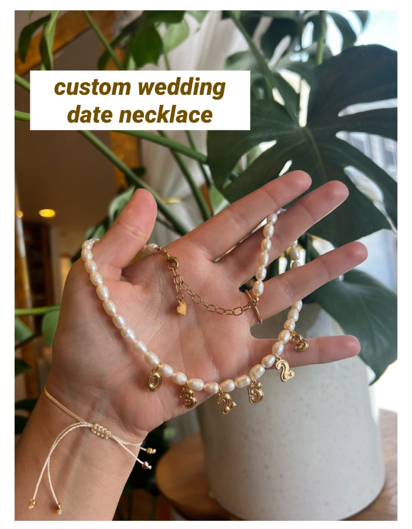 cute bridal gift idea! custom wedding date personalized pearl gold necklace from frasier sterling 

#LTKwedding #LTKFind #LTKGiftGuide