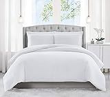 Charisma - Queen 3 Piece Comforter + Sham Set - Solid Matelasse Collection - White (CS3906WTQN-00) | Amazon (US)