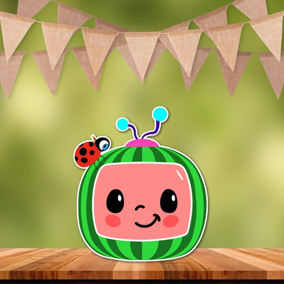 Cocomelon Watermelom Foam Board Cut Out For Back Drops, Centerpiece, Party Prop for Birthdays, Ba... | Etsy (US)