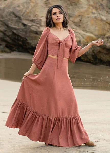 *NEW* Cala Skirt in Desert Sand | Joyfolie