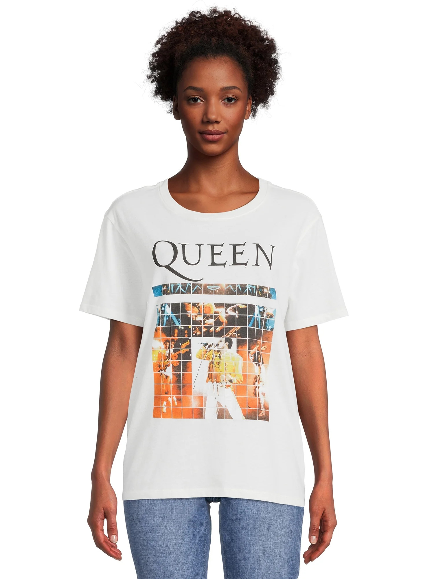 Time and Tru Women's Band Graphic T-Shirt | Walmart (US)