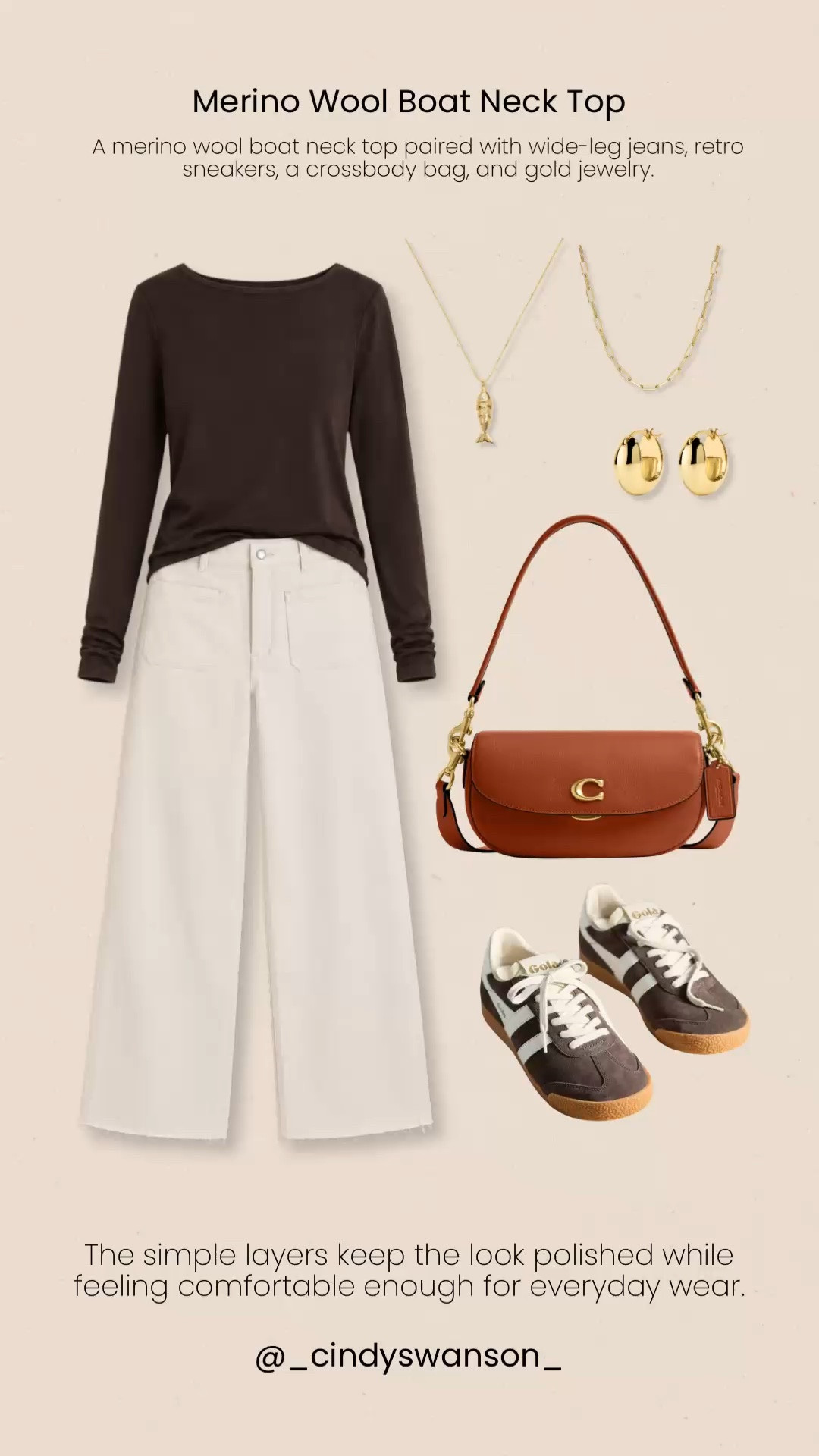 A merino wool boat neck top is one of those quiet wardrobe staples that makes getting dressed easy. I love it with wide-leg white jeans, retro sneakers, and a classic crossbody for a polished everyday look that still feels comfortable.

💡 LTK MADE EASY
❤️ Heart = Support my posts!
🔖 Save = Get sale & restock alerts
📋 Lists = Keep favorites organized
📲 Share = Send lists and products to a friend. Hello, Christmas List!
💬 Comment = Ask me anything about what I’m wearing. :-)

#LTKootd #LTKSeasonal #LTKOver40
