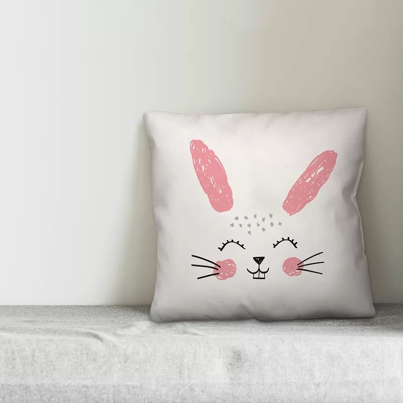 Perrone Reversible Bunny Throw Pillow | Wayfair North America