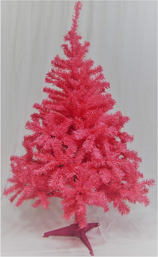 Holiday Basics 4 Foot Artificial Christmas Tree with 350 Tips (Pink) | Amazon (US)