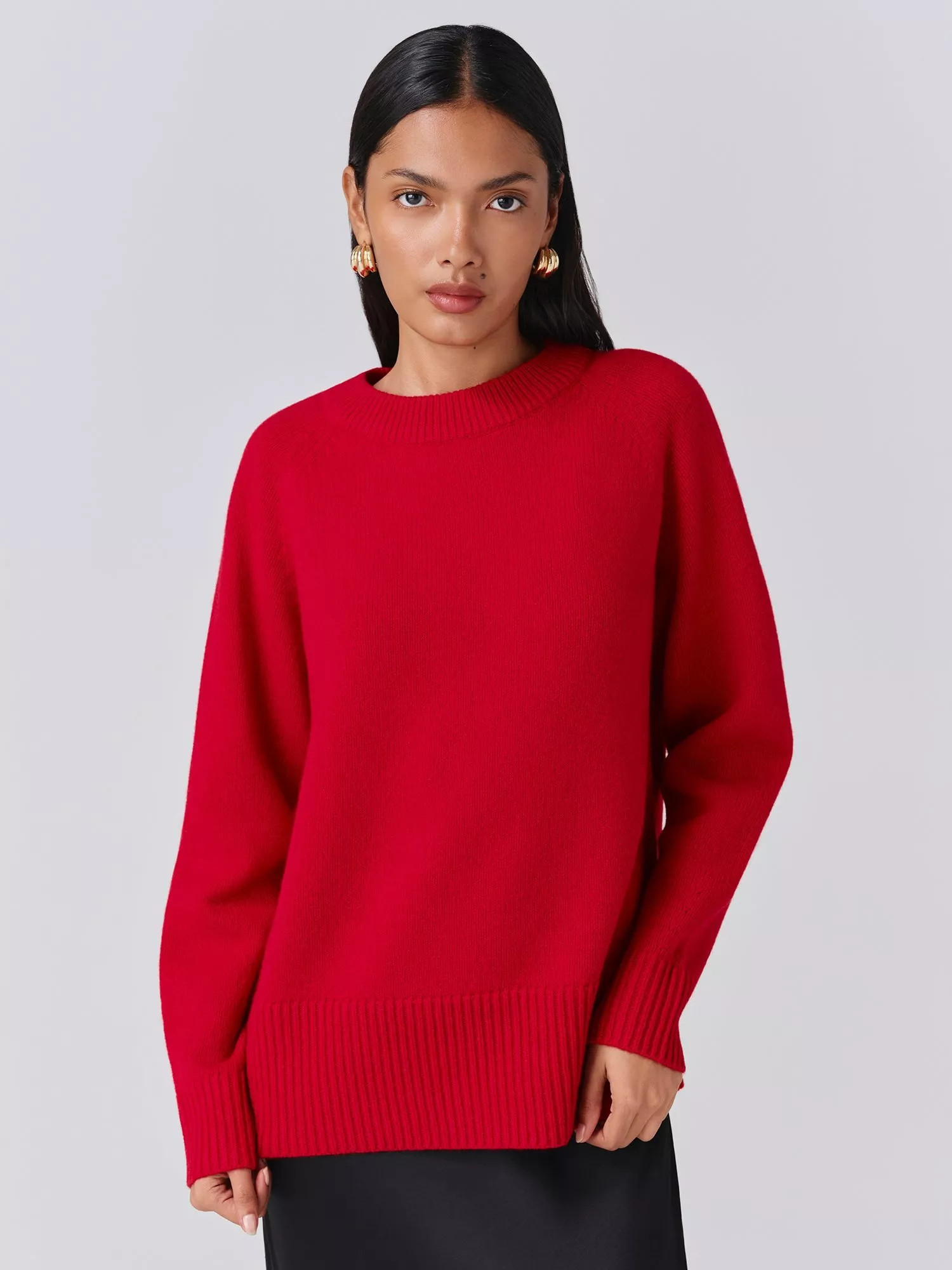 Ghost Arleen Wool Blend Crew Neck Jumper | John Lewis (UK)
