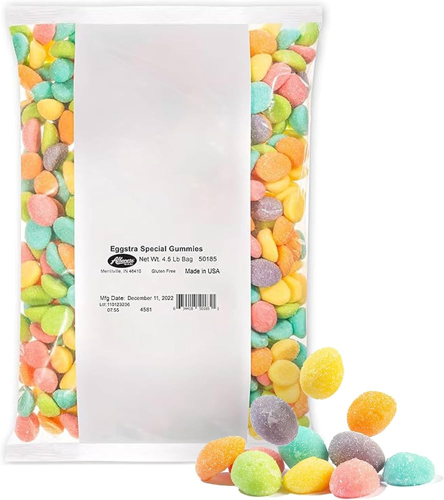 Albanese World's Best Eggstra Special Gummies, Great Easter Basket Stuffers, 4.5lbs of Easter Can... | Amazon (US)