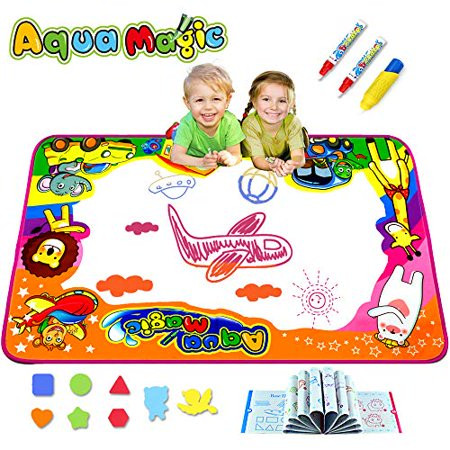KULARIWORLD Aqua Magic Doodle Mats Toys for Kids Toddlers Paint Water Drawing Mat Educational Toy La | Walmart (US)