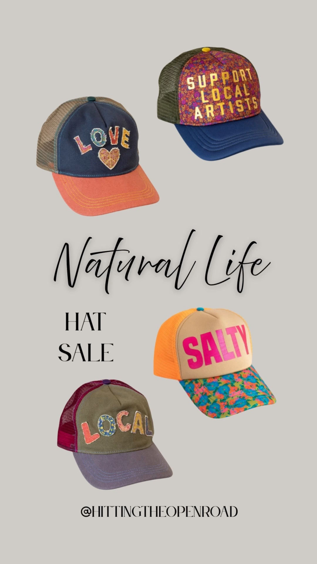 Cute hats from Natural Life that are on sale! They have some other cute ones at regular price that I’ll link too. These make me think of summer! 
#naturallife #hats #baseballhats #summer

#LTKSaleAlert #LTKActive