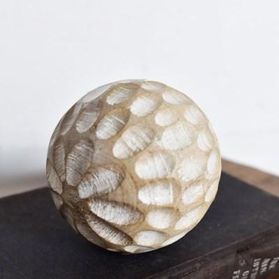 Carved Wood Ball | Nigh Road