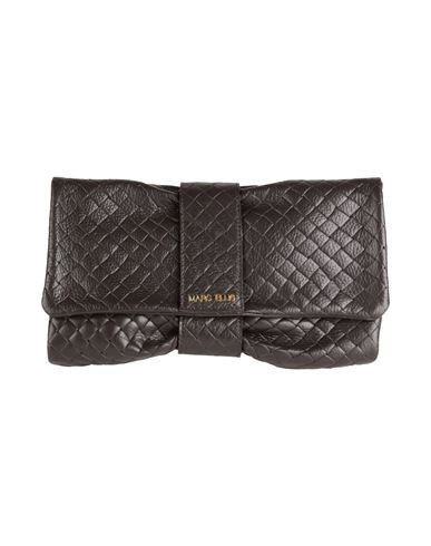 Marc Ellis Woman Clutch Chocolate brown Size - Leather | YOOX (US)