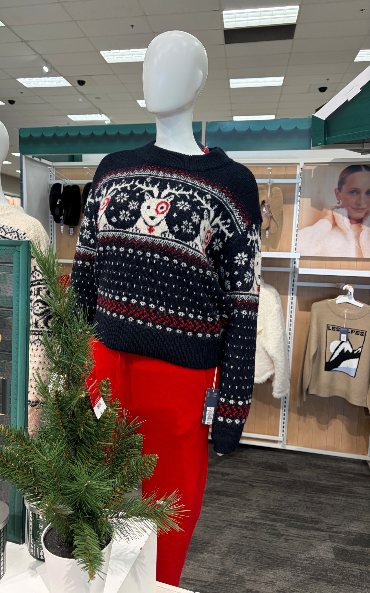 This super cute sweater is my favorite this season!  I love the colors and it even has the Target Bullseye dog on it!  I got my usual size Medium, and it is slightly oversized and just the right length.   Pair it with these cozy knit red pull-on pants or your favorite jeans!  

Women’s sweaters | Winter outfits 

#LTKSaleAlert #LTKFindsUnder50 #LTKSeasonal