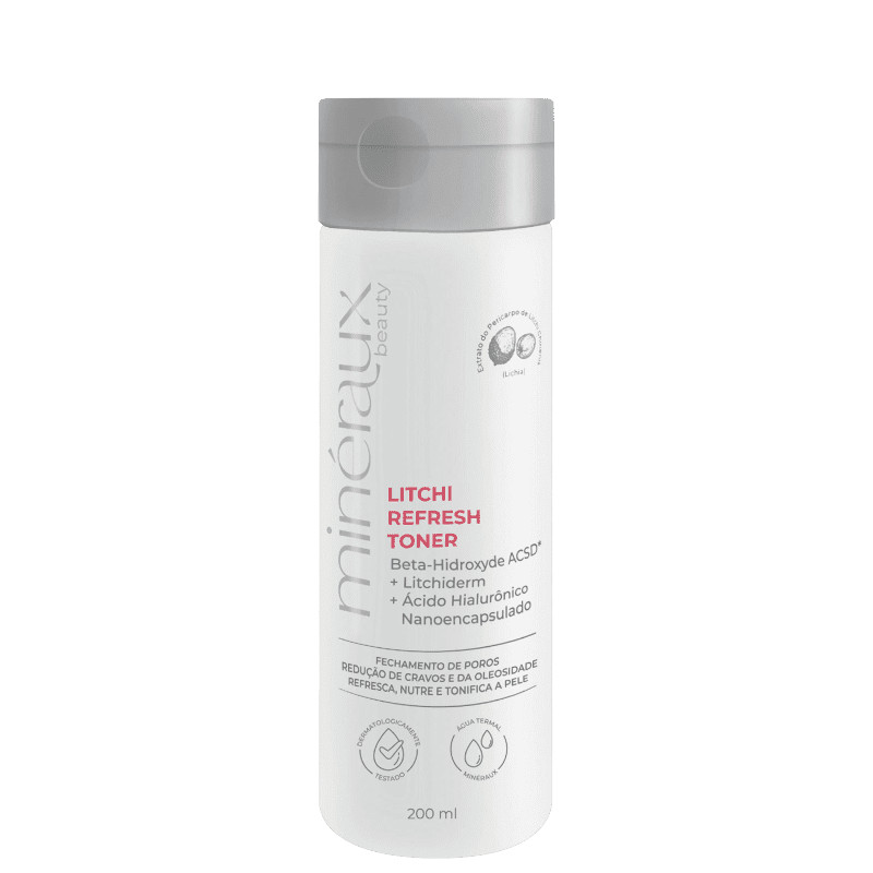 Minéraux Beauty Litchi Refresh Toner
             - Tônico Facial 200ml | Beleza Na Web (BR)