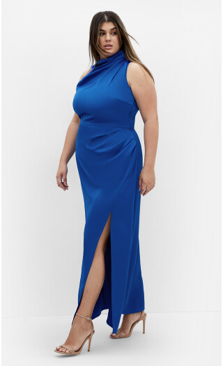 MAXI MODERN LOVE - Blue - 14 / XS | City Chic Online