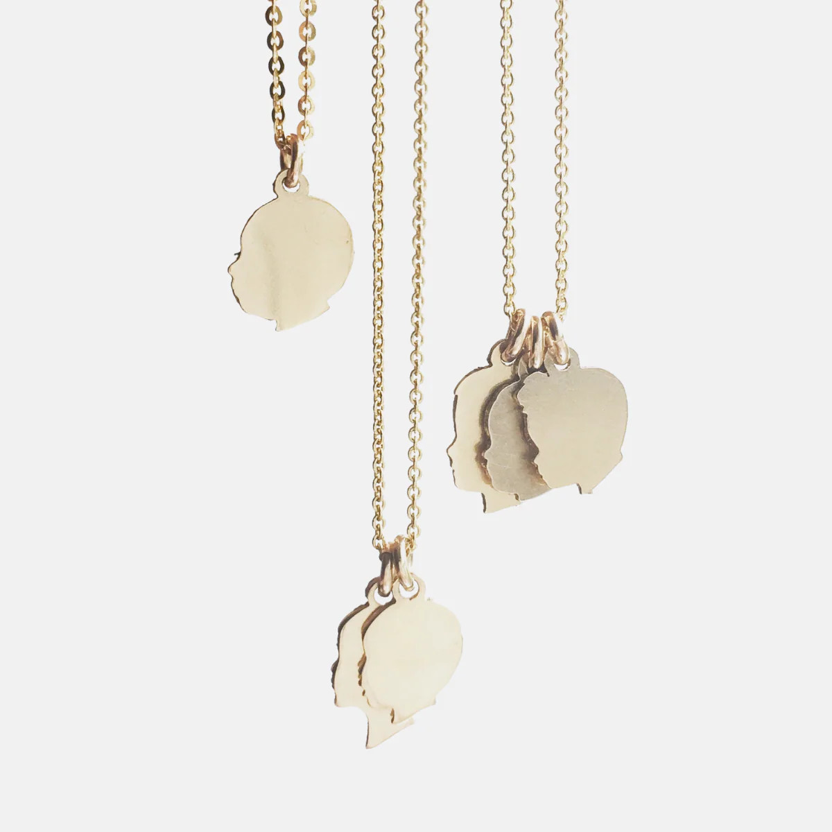 Classic Silhouette Charm Necklace - Tiny | Vana Chupp Studio