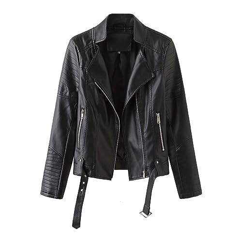 Black Faux Leather Jacket Women Sherpa Jacket Women Hoodie Pink Fur Coat Black Faux Leather Jacket with Fur Faux Suede Jacket Women Faux Leather Shirt | Amazon (US)