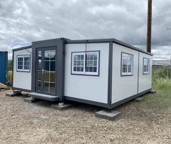 Modular Prefab Cabin Structure, Steel Frame Modular House Unit with Pre-Installed Electrical System, Sound-Insulated Cabin for Home Office, Hotel, Shop & Commercial Use
 

 #LTKHome