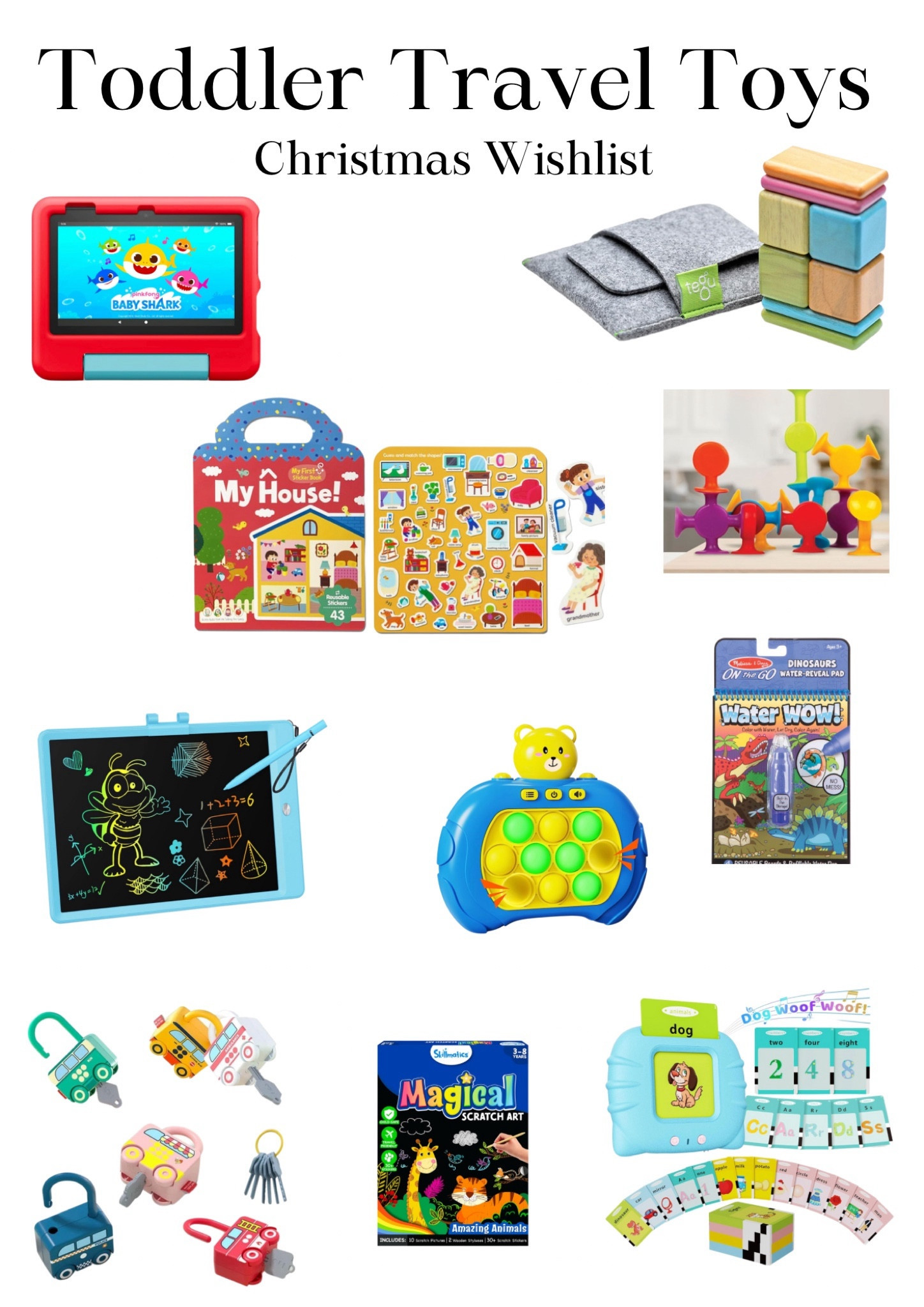 Toys and activities are essential when traveling with toddlers. Here are some of our favorites & some ones I’m ordering for Christmas! #toddlertoys #traveltoys #toddlers 

#LTKCyberWeek #LTKfamily #LTKtravel