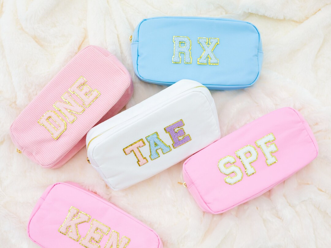 Nylon Pouch with Patches | Etsy (US)