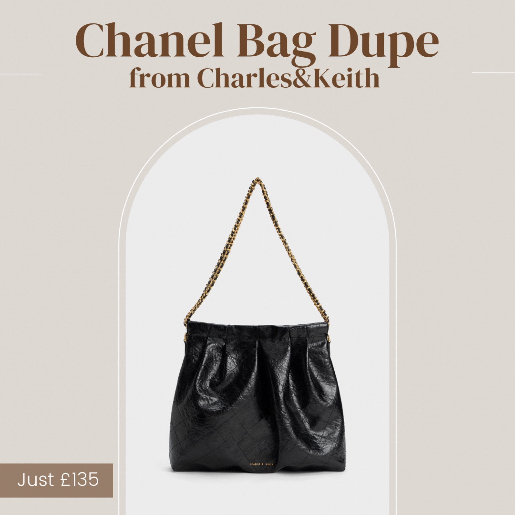 Duo Double Chain Hobo Bag - Black curated on LTK