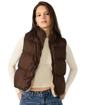 Women's Brady Reversible Puffer Vest | Macy's