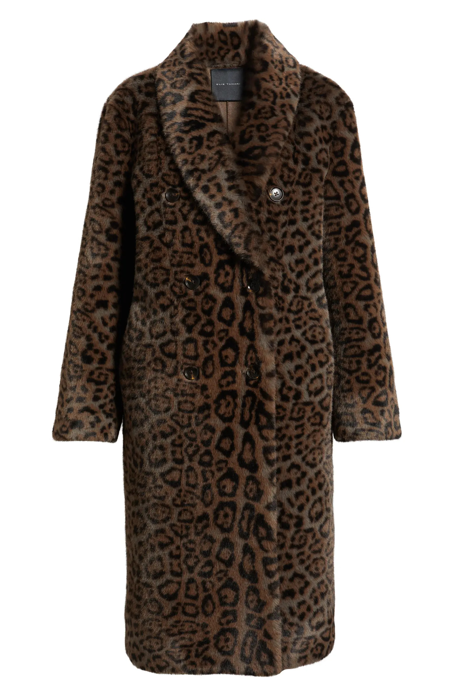 The Bianca Leopard Print Faux Fur Coat | Nordstrom