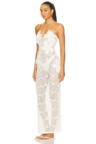 Trina Maxi Dress in Ivory | Revolve Clothing (Global)