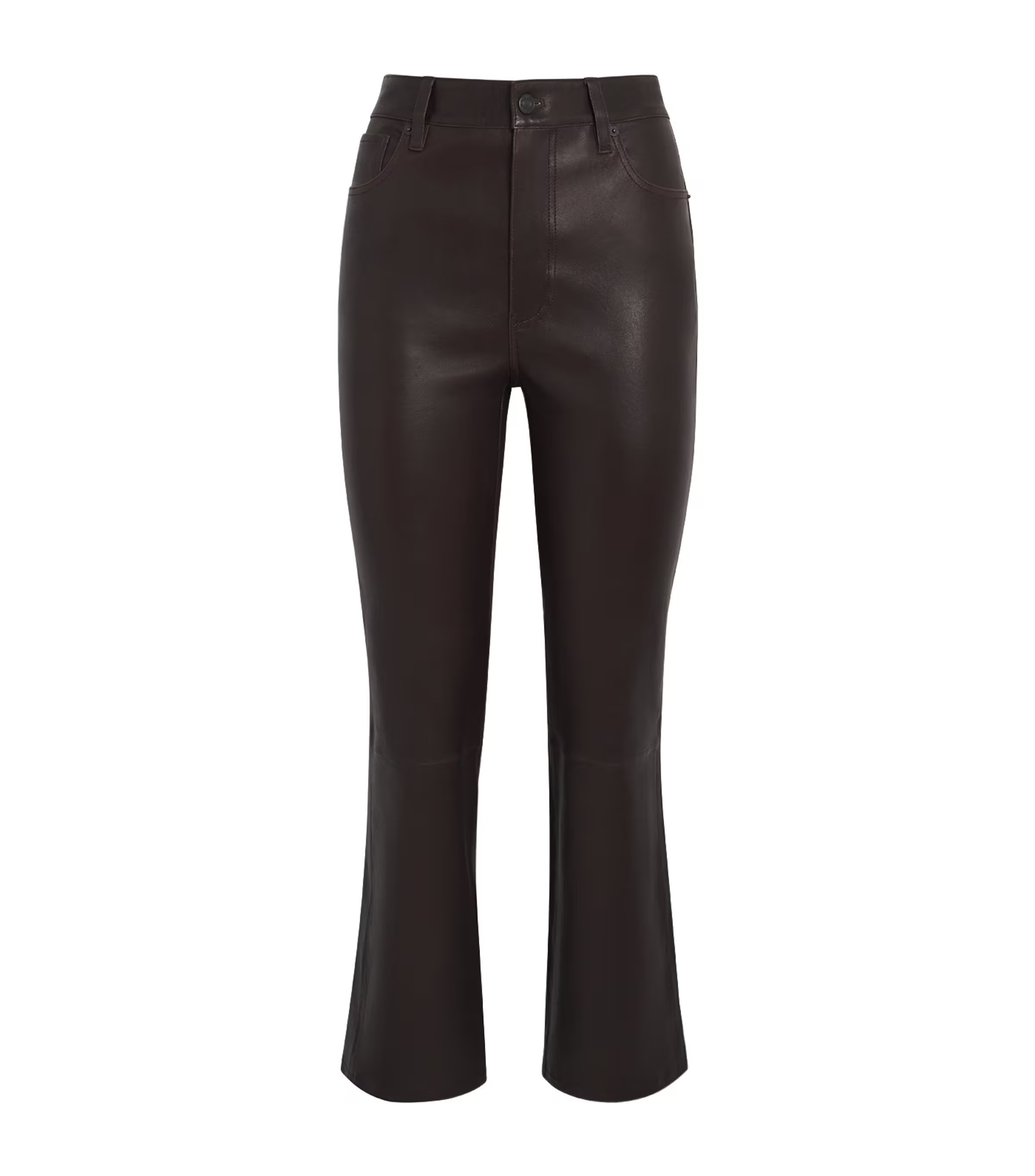 Frame The Leather Reboot Crop Trousers | Harrods