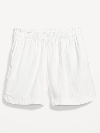 High-Waisted Crinkle Gauze Shorts -- 5-inch inseam | Old Navy (US)