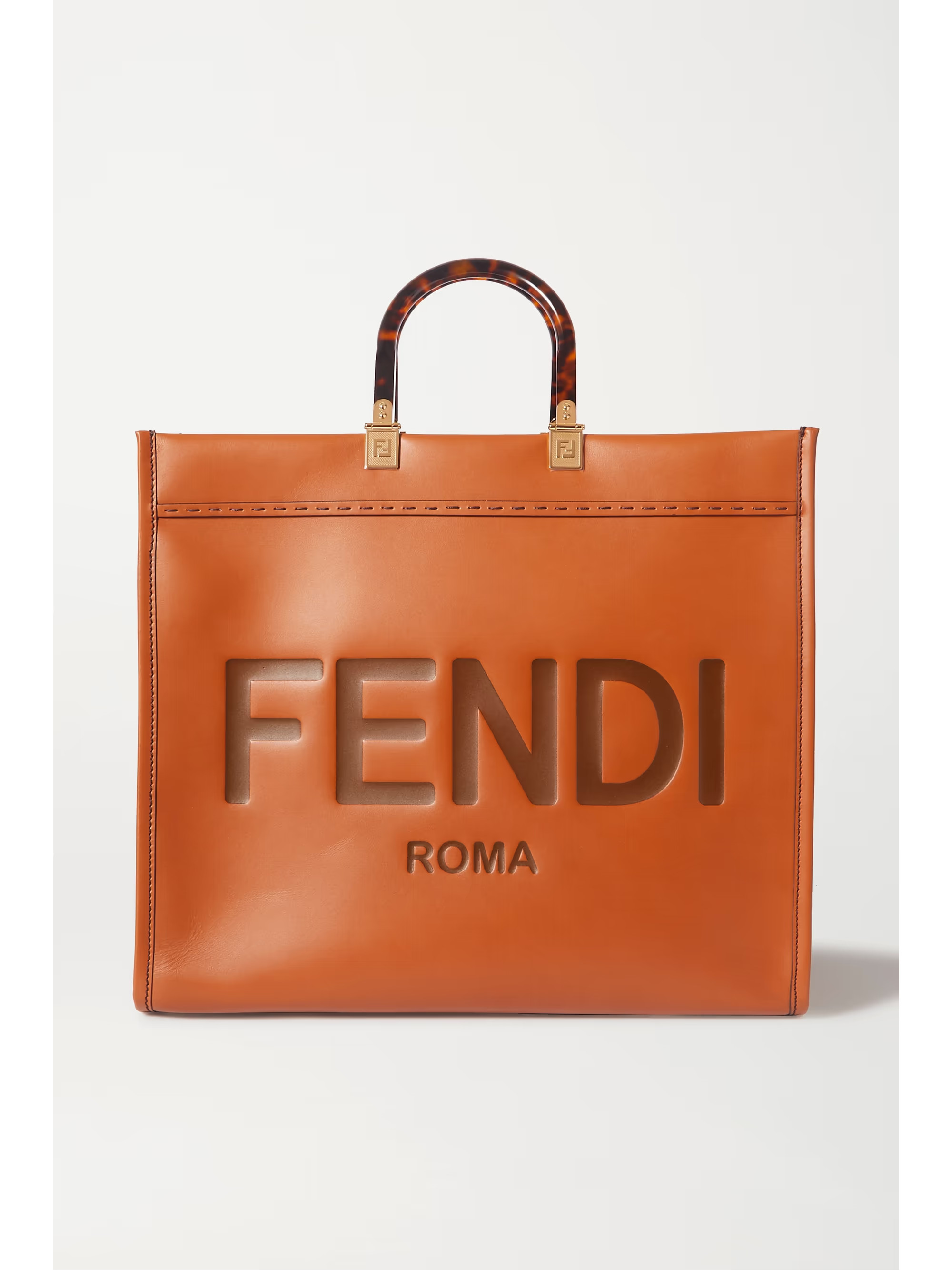 Sunshine Shopper debossed leather tote | NET-A-PORTER (US)