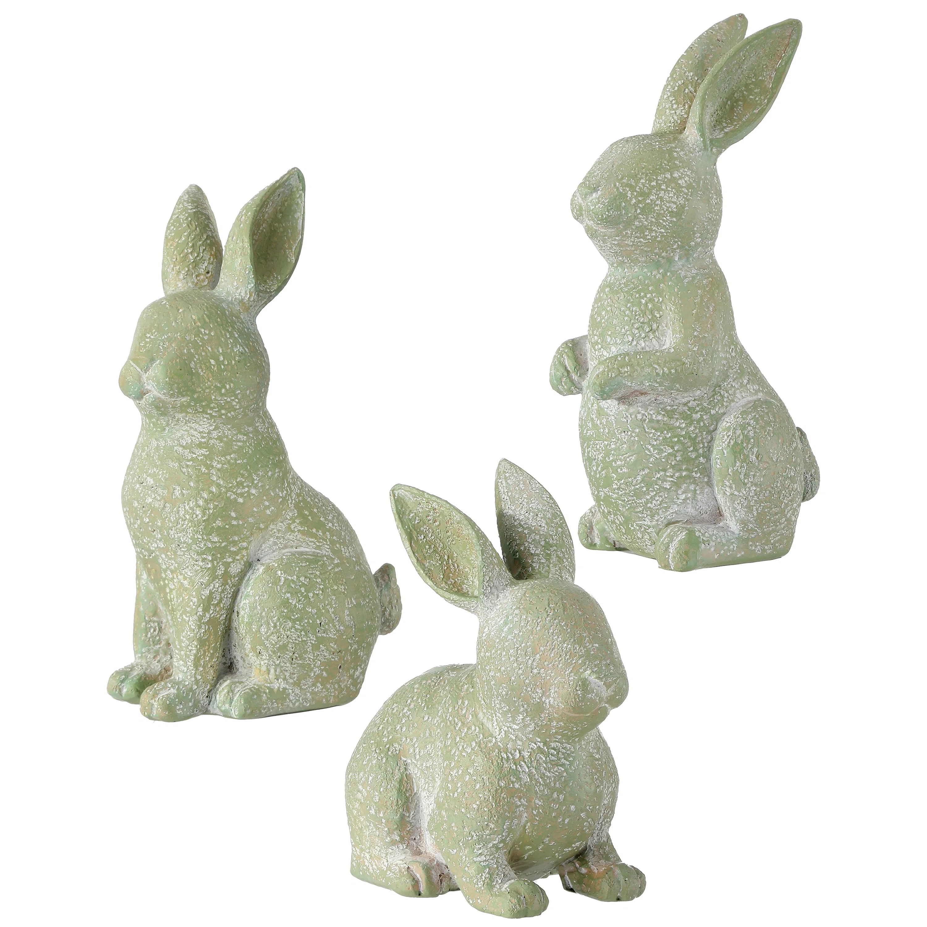 5" Resin Garden Bunny  (Set of 3) | Wayfair North America