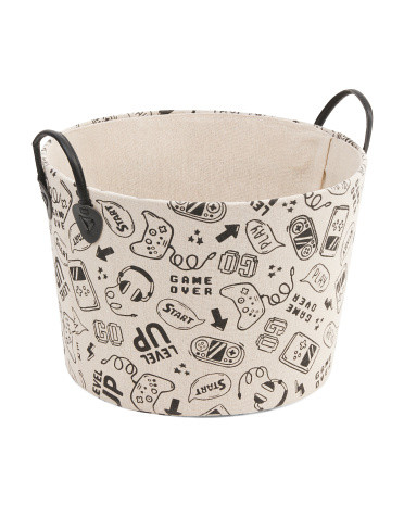 Gideon Gamer Dual Handles Basket | TJ Maxx